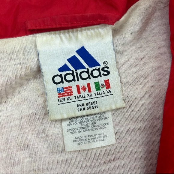 Adidas vintage 90s windbreaker zip up jacket - Picture 8 of 11